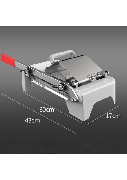Manuel Donma Et Dilimleme Et Kesme Makinası Otomatik Et Teslimat Dondurulmuş Biftek Mutton Rulo Et Gıda Dilimleme Makinesi - (Yurt Dışından)