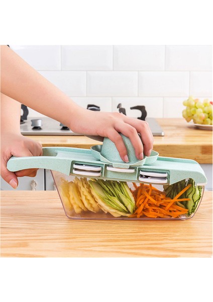 Sebze Kesici Çelik Bıçak ile Mandoline Dilimleme Patates Soyucu Havuç Peynir Rende Sebze Dilimleme Mutfak Aksesuarları Aracı - (Yurt Dışından) fiyatları