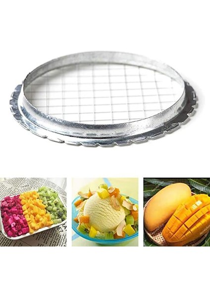 1 Adet Gümüş Paslanmaz Çelik Patates Patates El Sıkacağı Izgara Patates Dilimleme Sebze Salatası Aracı | Manuel Dilimleyiciler - (Yurt Dışından)