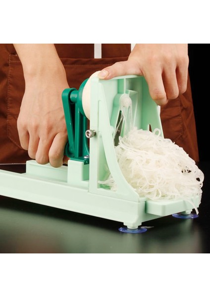 Çok Fonksiyonlu Sebze Kesici Mutfak Manuel Meyve Spiral Dilimleyici Gıda Kıyıcı Rende Salatalık Peeling Bıçak Kesme Makinası | Manuel Diller - (Yurt Dışından) fırsatları