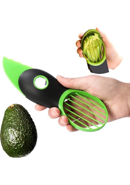 3 In 1 Avocado Dilimleme Çok Fonksiyonlu Soyucu Bıçak Avokado Kesici Aracı Kesici Bulaşık Makinesi Güvenli Soğuk Aksesuarlar | Corers - (Yurt Dışından) fiyatları
