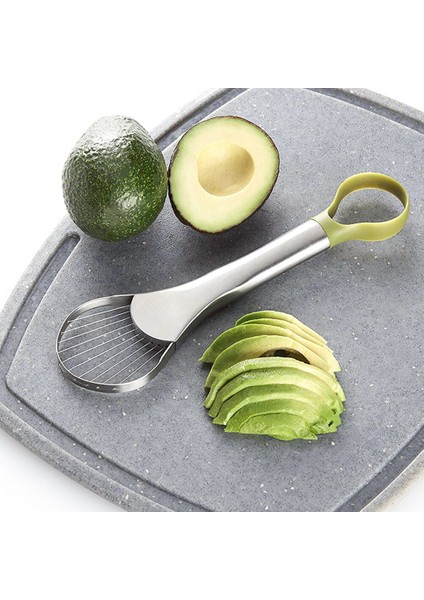 Three Beans Avocado Slıcer Torne Tereyağı Ejderha Meyve Soyucu Kesici Pulp Ayırıcı Kesici Çok Fonksiyonlu Sebze Meyve Mutfak Aletleri | - (Yurt Dışından)