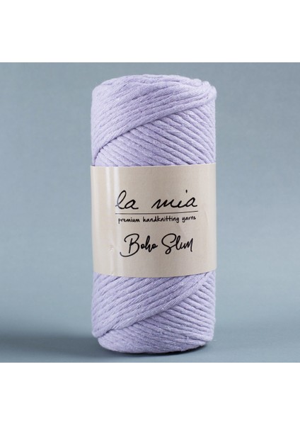 Boho Slim Lila El Örgü Ipi -L067