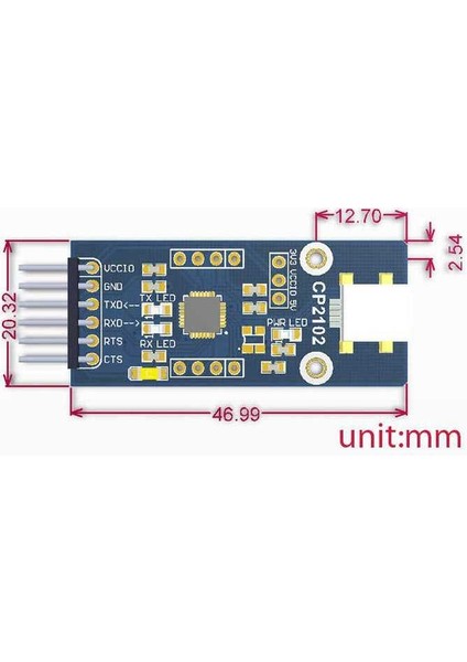 CP2102 USB Uart Board (Mini)