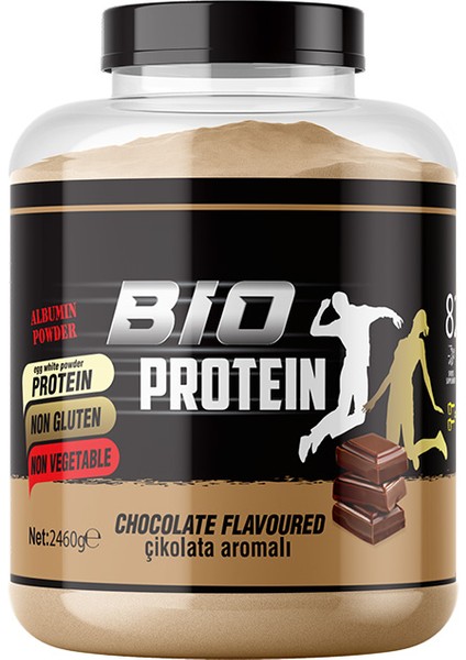 Bioprotein Çikolata Aromalı Yumurta Akı Protein Tozu Egg White Powder 2460 gr