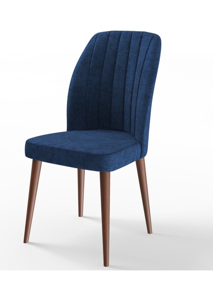 Concept Par Serisi 70X114, Açılabilir Mdf Mutfak Masa Takımı, Barok Ahşap Desen Masa ve 6 Sandalye
