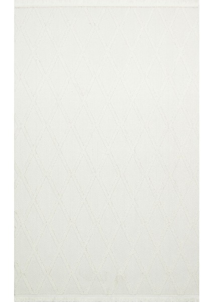 Cozy Czy 04 Cream Örgü Desenli Halı