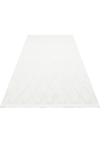 Cozy Czy 04 Cream Örgü Desenli Halı fiyatları