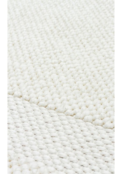 Cozy Czy 05 Cream Örgü Desenli Halı modelleri