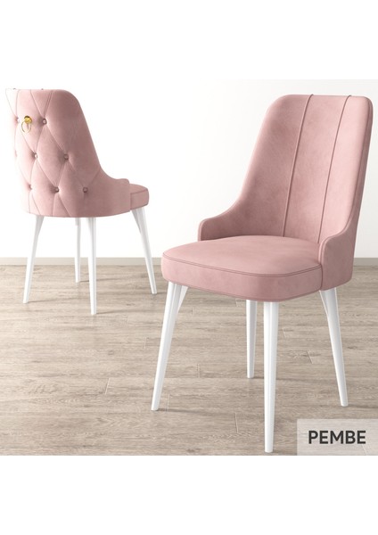 Concept Noa Serisi, 80X132 Açılabilir Mdf Masa, Beyaz Mermer Desen Mutfak Masa Takımı, 6 Sandalye fırsatları