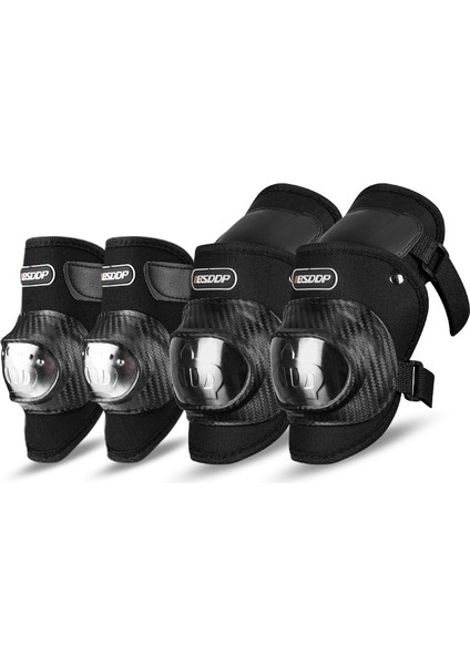 Motosiklet Dizlik Koruma Set 4 Lü (Yurt Dışından)