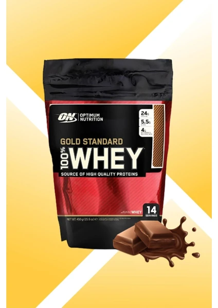 Optimum Nutrition Optimum Gold Standard Whey 450 gr Çikolata Aromalı