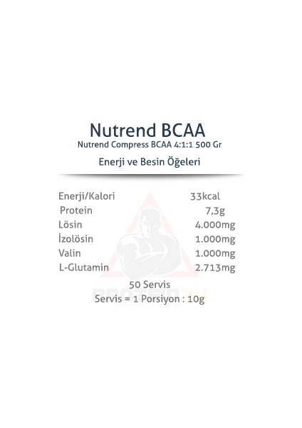 Compress Bcaa 4:1:1 500 gr