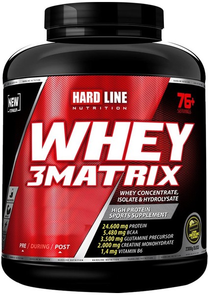 Hardline Whey 3 Matrix Limon Cheesecake 2300 gr Protein Tozu