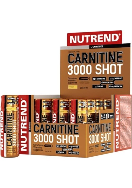 L-Carnitine Shot 3000MG 20 Ampül