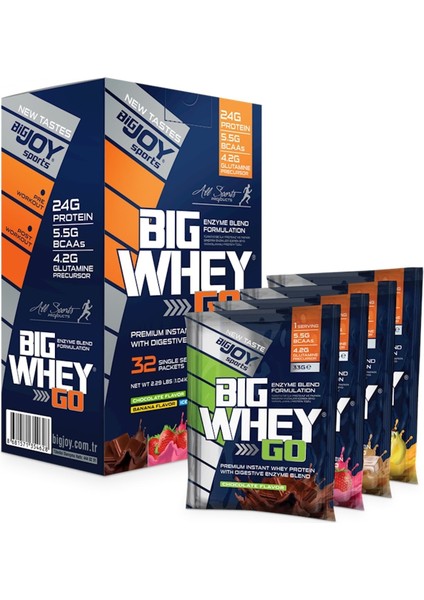 Big Whey Go Mıx 4 32 Saşe 1040 gr