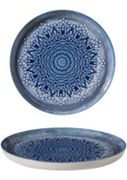 Blue Voyage 18 cm Bilbao Bone Düz Tabak 1 Adet Mavi fiyatları