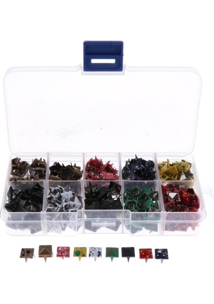 10 Stiller Scrawl Pyramid Pençe Çiviler Perçinler 8 mm (Yurt Dışından)
