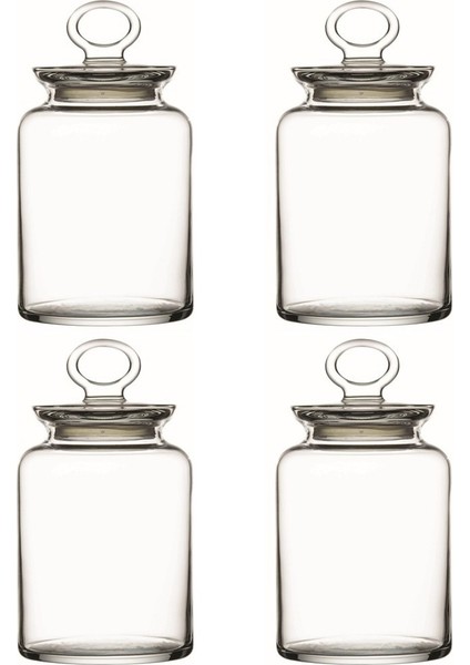 98677 Cam Kapaklı Kavanoz 2640CC - 4 Adet