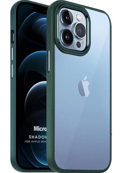 Apple iPhone 12 Pro Max Kılıf Shadow Planet Koyu Yeşil