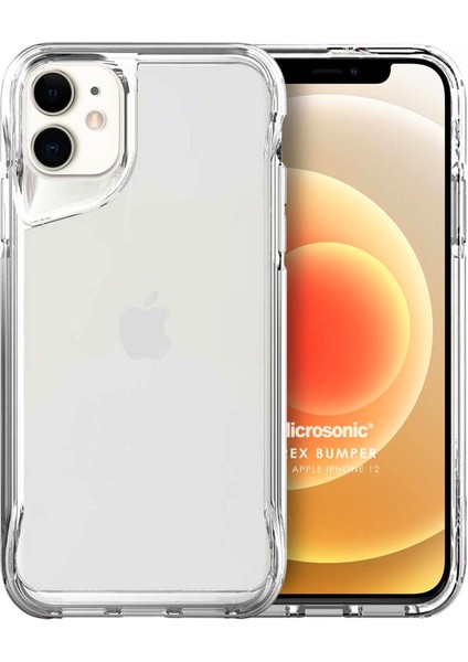 Apple iPhone 12 Kılıf Trex Bumper Şeffaf