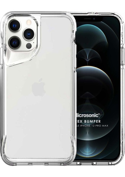 Apple iPhone 12 Pro Max Kılıf Trex Bumper Şeffaf