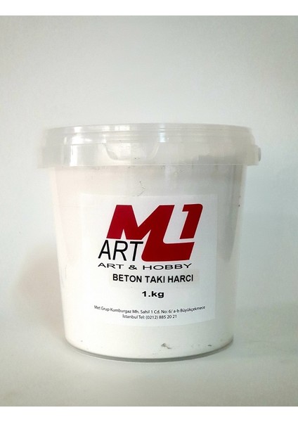 M1 Beton Takı Harcı Beyaz 1 kg