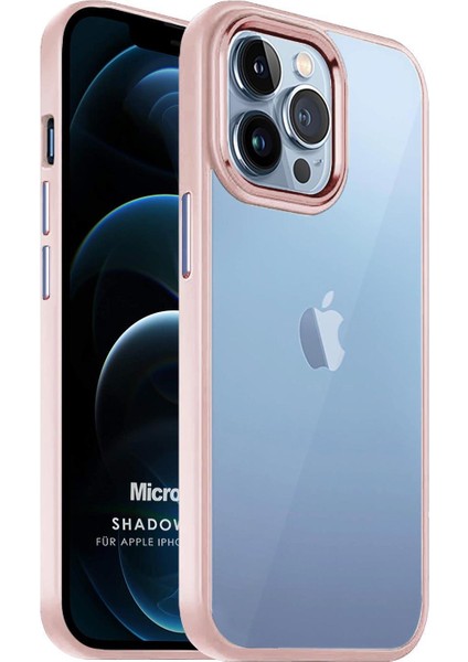 Apple iPhone 12 Pro Max Kılıf Shadow Planet Açık Pembe