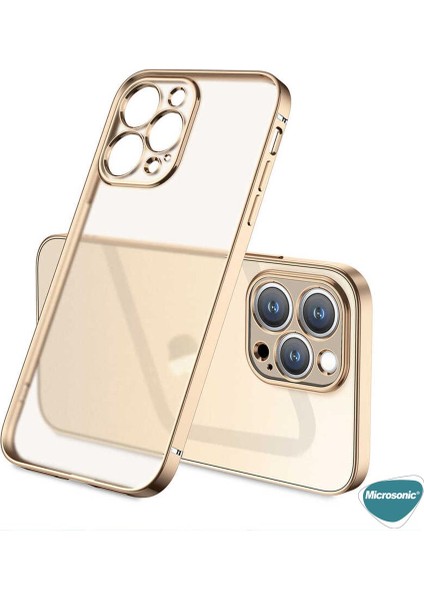 Apple iPhone 12 Pro Max Kılıf Square Matte Plating Gold