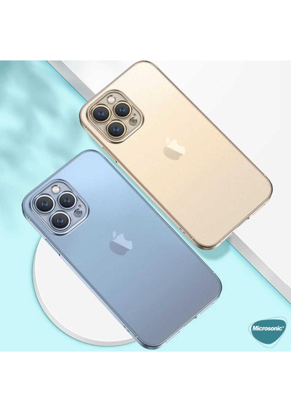 Apple iPhone 12 Pro Max Kılıf Square Matte Plating Gold