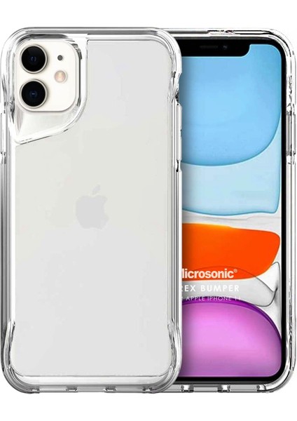 Apple iPhone 11 Kılıf Trex Bumper Şeffaf