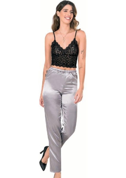 Saten Ikili Pijama Takımı