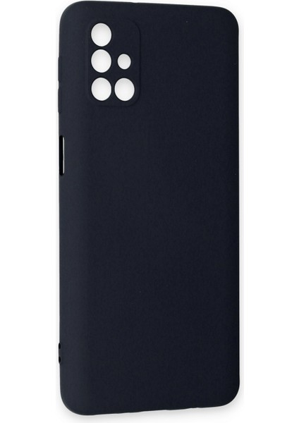 Samsung Galaxy M31S Kılıf Lansman Içi Kadife Lüx Tasarım Silikon Kapak - Lacivert modelleri