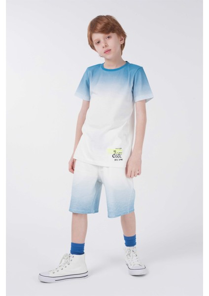 Baskılı Erkek Çocuk T-Shirt-Short Takım