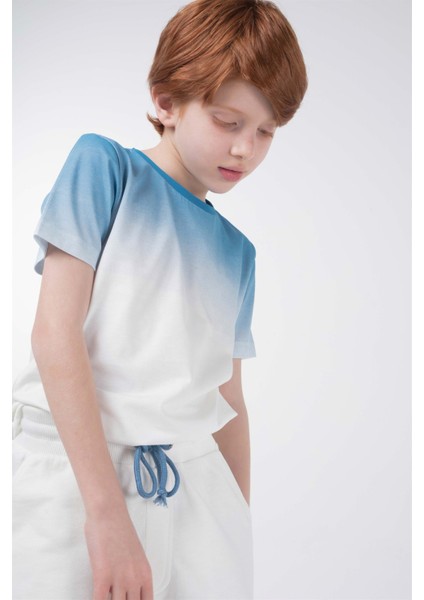 Baskılı Erkek Çocuk T-Shirt-Short Takım modelleri
