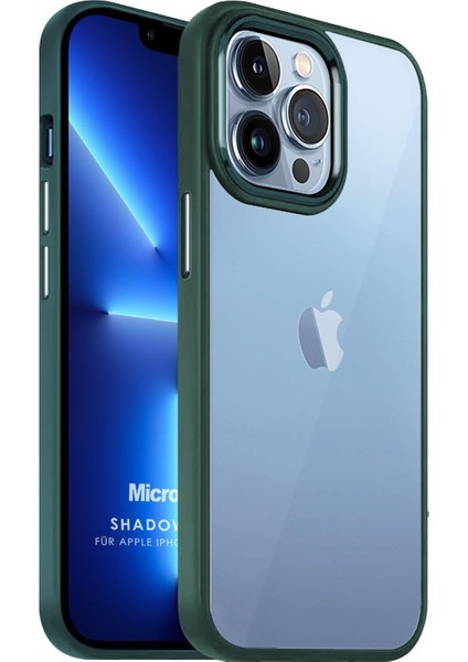 Apple iPhone 13 Pro Max Kılıf Shadow Planet Koyu Yeşil