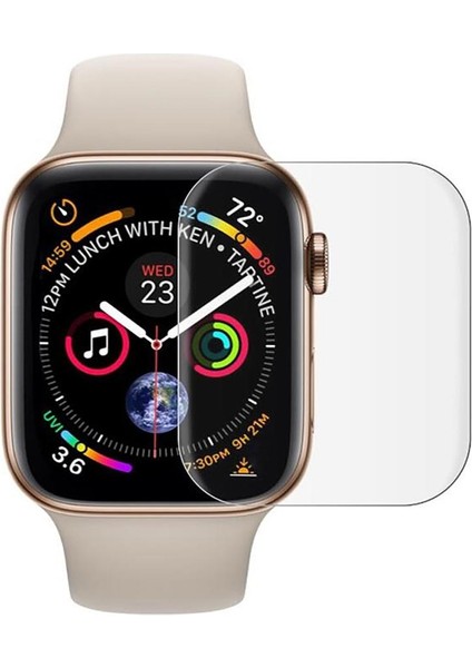 Apple Watch Uyumlu Series 1/2/3 42MM Ön Darbe Emici Ekran Koruyucu Nano Cam (4 Adet)