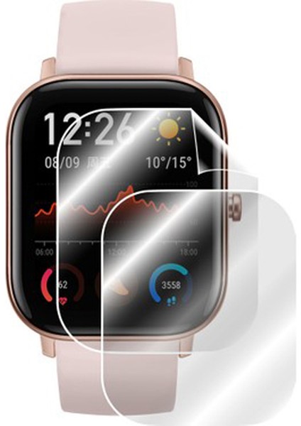 Amazfit Gts2 Ön Darbe Emici Ekran Koruyucu Nano Cam (4 Adet)