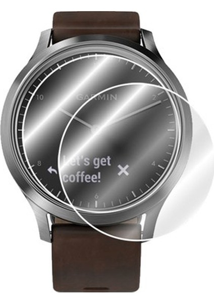 Garmin Vivomove Ön Darbe Emici Ekran Koruyucu Nano Cam (4 Adet)