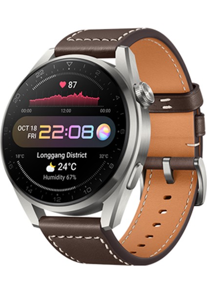 Huawei Watch 3 İle Uyumlu Ön Darbe Emici Ekran Koruyucu Nano Cam (4 Adet)