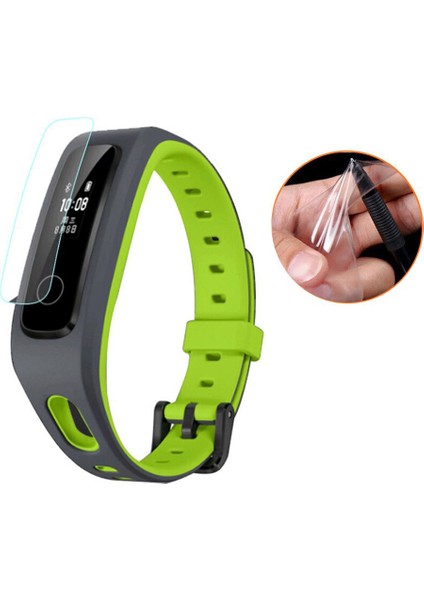 Honor Band 4 Running Ön Darbe Emici Ekran Koruyucu Nano Cam (4 Adet)