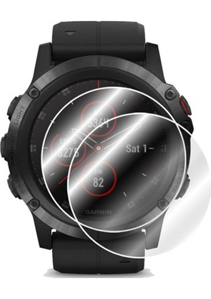 Garmin Fenix 5 Ön Darbe Emici Ekran Koruyucu Nano Cam (4 Adet)