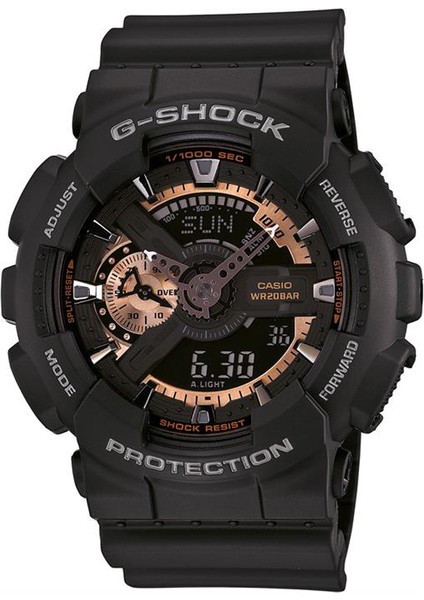 Casio G-Shock GA-110RG Ön Darbe Emici Ekran Koruyucu Nano Cam (4 Adet)