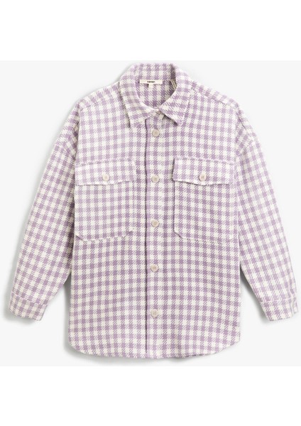 Oversize Oduncu Gömleği Uzun Kollu Cepli
