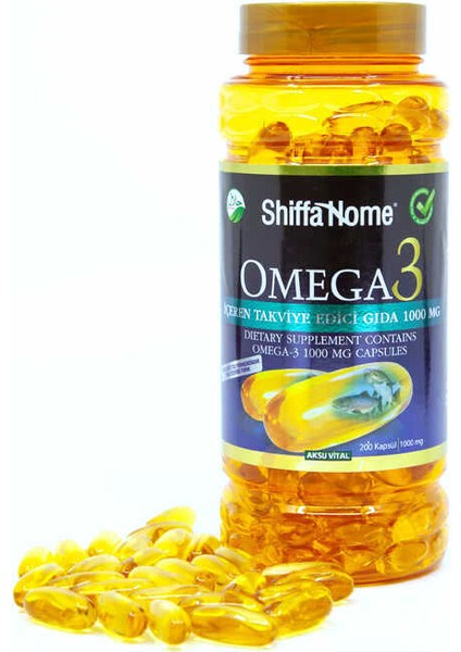 Omega 3 Balık Yağı Softjel 1000 Mg 200 Adet