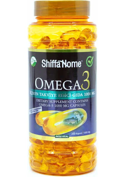 Omega 3 Balık Yağı Softjel 1000 Mg 200 Adet