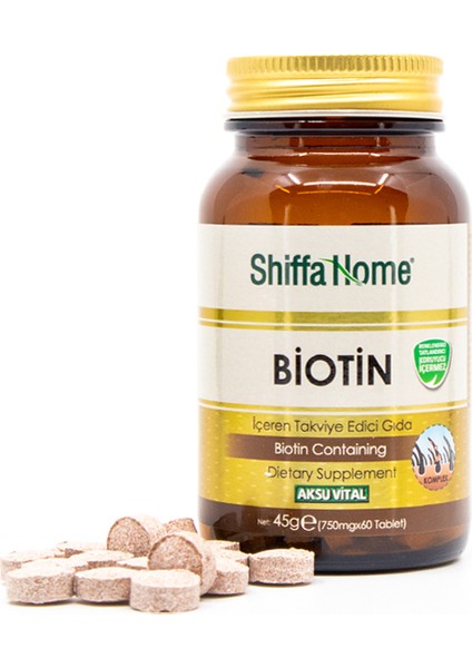 Biotin 60 Tablet 750 Mg