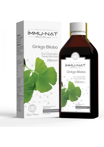 Ginkgo Biloba Sıvı Ekstraktı  250 ml