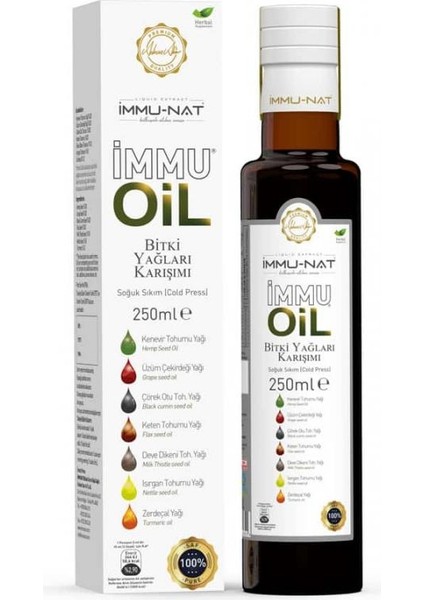 Immu Oil Bitki Yağları Karışımı 250 ml