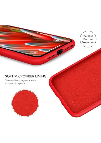 Apple iPhone Xs x Kılıf Iç Kadife Tam Koruma Silikon Lansman modelleri